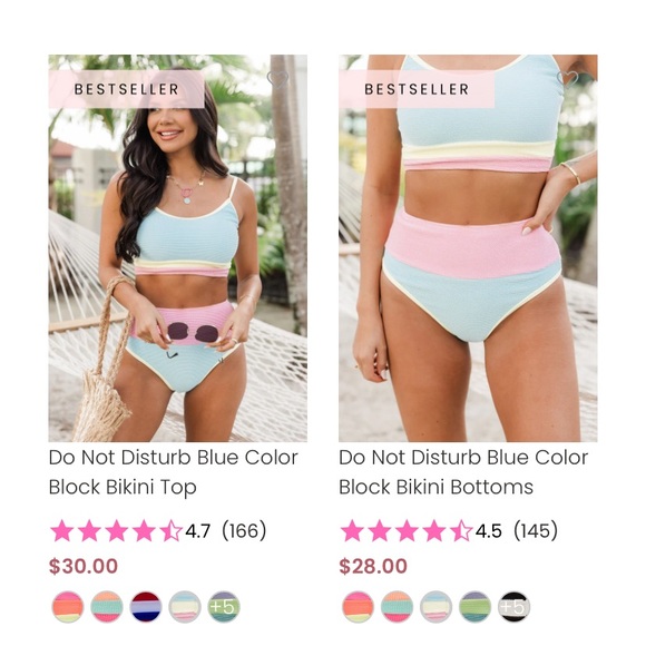 Pink Lily high waist bikini - Picture 5 of 5